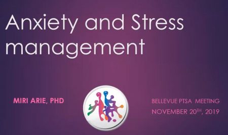 Anxiety and Stress Management – Miri Arie, PHD